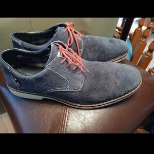 Rieker Suede Navy Dress Shoes Men Size 11